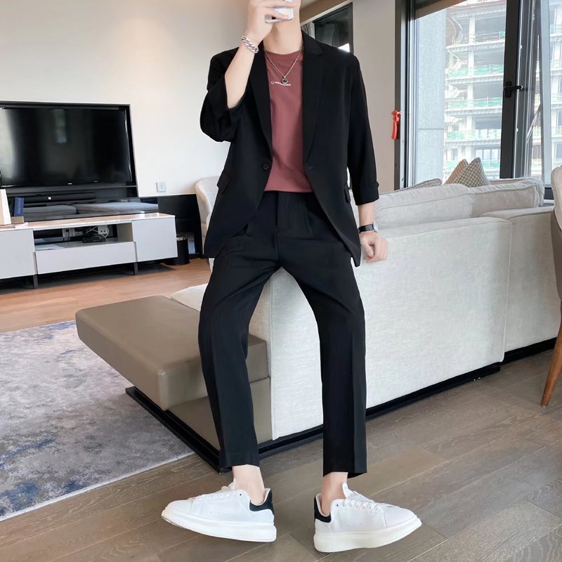 Casual Suit Men's Trendy Baggy Coat