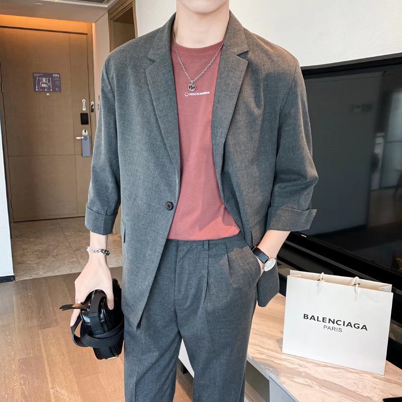 Casual Suit Men's Trendy Baggy Coat