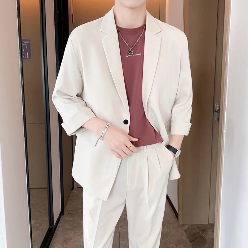 Casual Suit Men's Trendy Baggy Coat