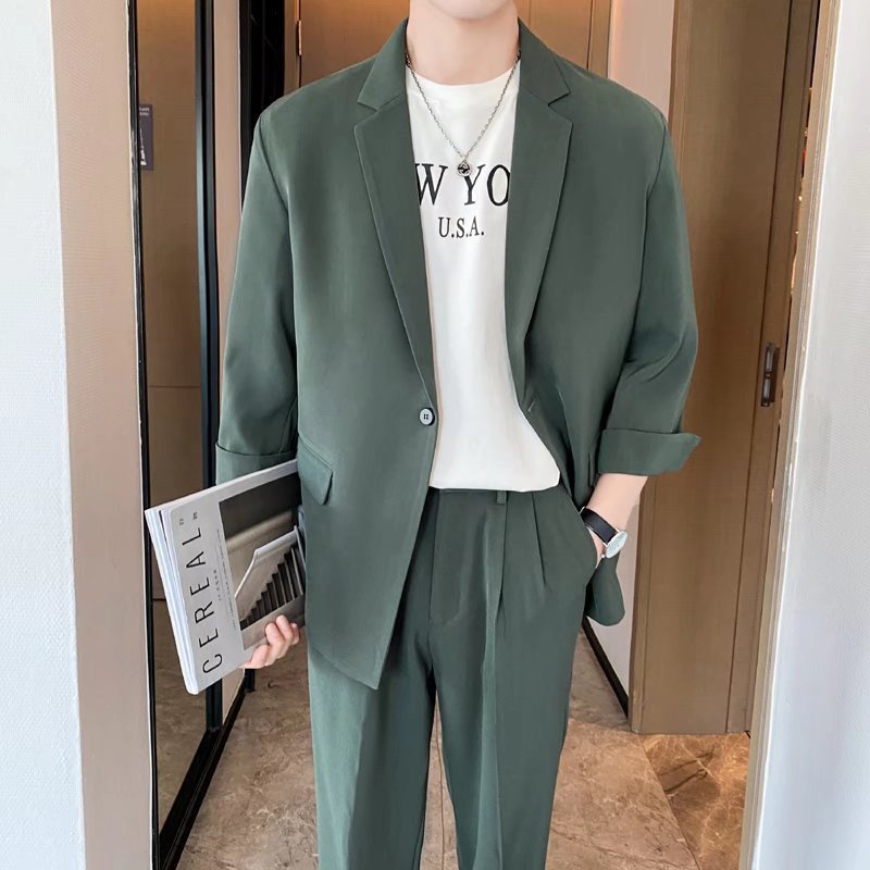 Casual Suit Men's Trendy Baggy Coat